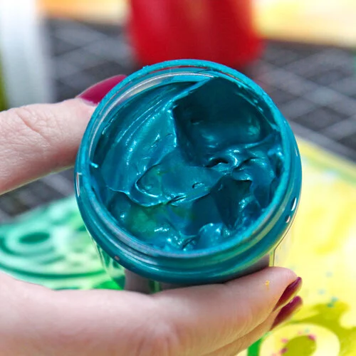 The Crafter's Workshop - Stencil Butter - Turquoise 2 The Crafter's Workshop - Stencil Butter - Turquoise