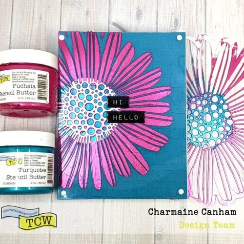 The Crafter's Workshop - Stencil Butter - Turquoise 6 The Crafter's Workshop - Stencil Butter - Turquoise