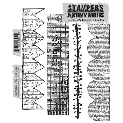 Stampers Anonymous - Tim Holtz - Cling Mounted Rubber Stamp Set - Classics 6 1 Stampers Anonymous - Tim Holtz - Cling Mounted Rubber Stamp Set - Classics 6