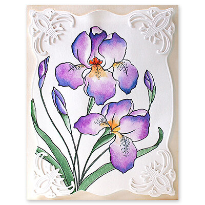 Penny Black - Cling Mounted Rubber Stamps - Iris Elegance 2 Penny Black - Cling Mounted Rubber Stamps - Iris Elegance