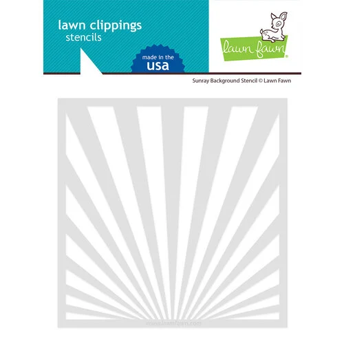 Lawn Fawn - Stencils - Sunray Background 1 Lawn Fawn - Stencils - Sunray Background