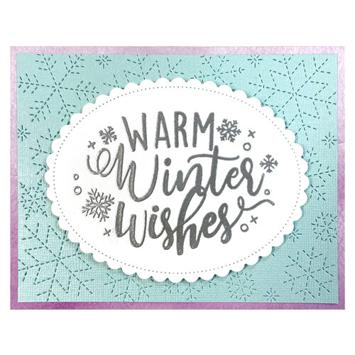 Lawn Fawn - Lawn Cuts - Dies - Stitched Snowflake Backdrop