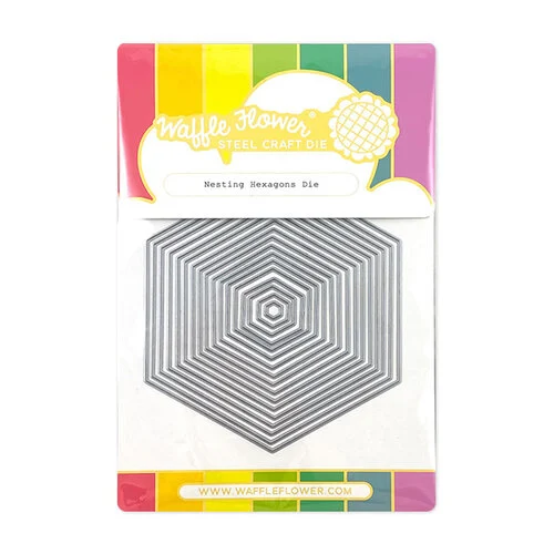 Waffle Flower Crafts - Craft Dies - Nesting Hexagons 1 Waffle Flower Crafts - Craft Dies - Nesting Hexagons