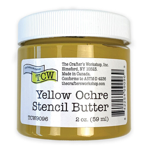 The Crafter's Workshop - Stencil Butter - Yellow Ochre 1 The Crafter's Workshop - Stencil Butter - Yellow Ochre