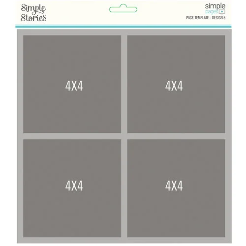 Simple Stories - Simple Pages Collection - Page Template - Design 5 1 Simple Stories - Simple Pages Collection - Page Template - Design 5