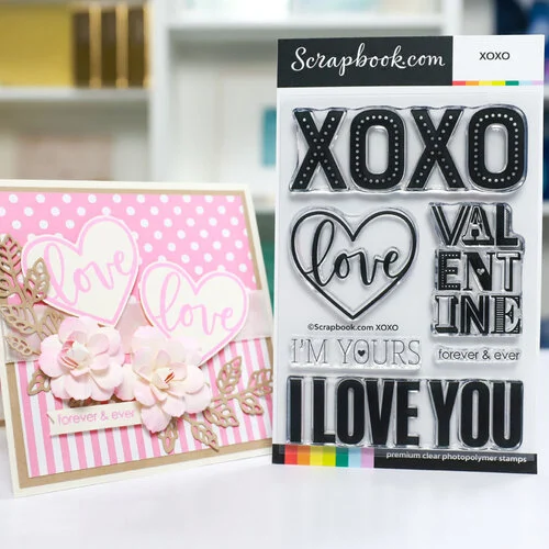 Scrapbook.com - Clear Photopolymer Stamp Set - Valentine Bundle 10 Scrapbook.com - Clear Photopolymer Stamp Set - Valentine Bundle