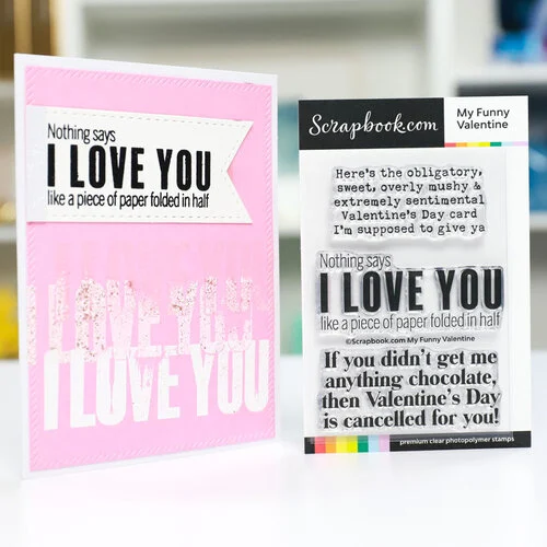 Scrapbook.com - Clear Photopolymer Stamp Set - Valentine Bundle 3 Scrapbook.com - Clear Photopolymer Stamp Set - Valentine Bundle
