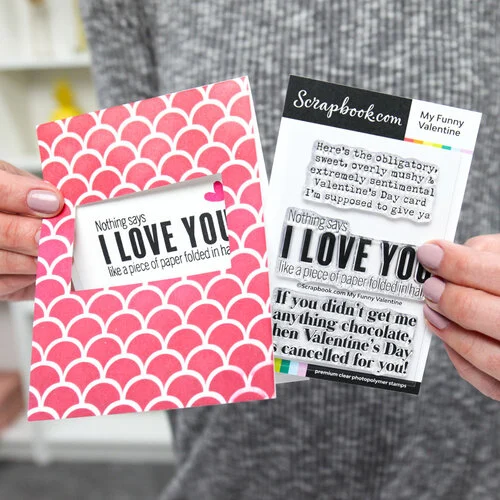 Scrapbook.com - Clear Photopolymer Stamp Set - Valentine Bundle 4 Scrapbook.com - Clear Photopolymer Stamp Set - Valentine Bundle