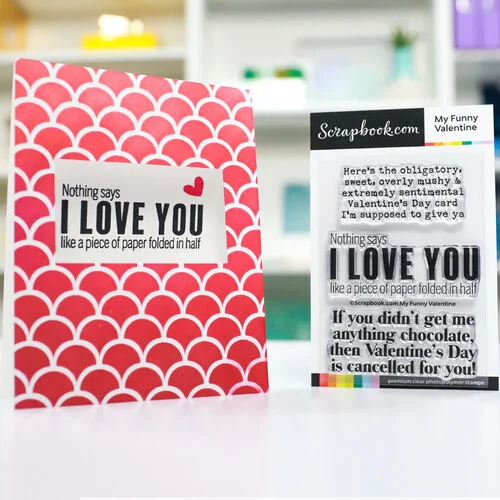 Scrapbook.com - Clear Photopolymer Stamp Set - Valentine Bundle 7 Scrapbook.com - Clear Photopolymer Stamp Set - Valentine Bundle