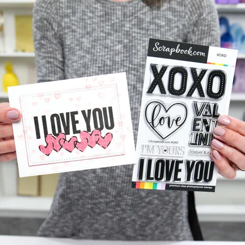 Scrapbook.com - Clear Photopolymer Stamp Set - Valentine Bundle 9 Scrapbook.com - Clear Photopolymer Stamp Set - Valentine Bundle