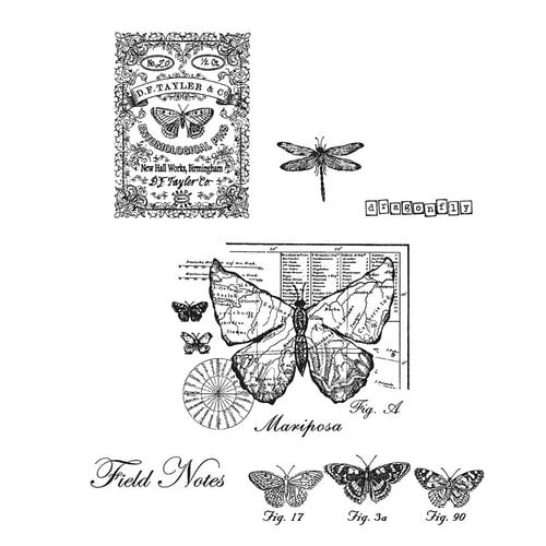 Stampers Anonymous - Cling Mounted Rubber Stamp Set - Classics 17
