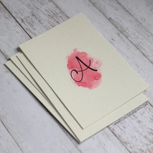 Concord and 9th - Clear Photopolymer Stamps - Sophisticated Script Uppercase 5 Concord and 9th - Clear Photopolymer Stamps - Sophisticated Script Uppercase