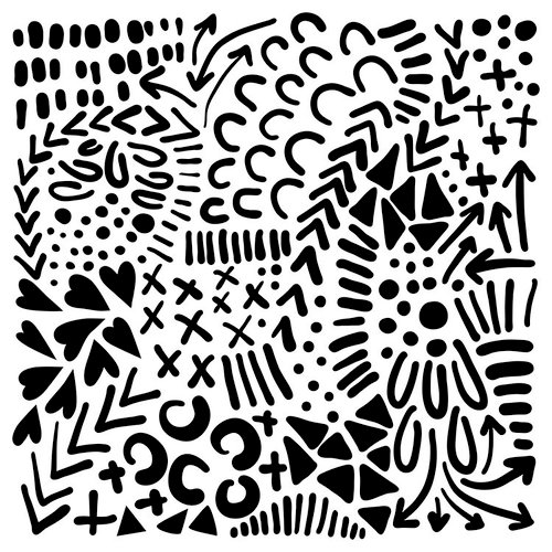The Crafter's Workshop - 6 x 6 Stencils - Texture Love 1 The Crafter's Workshop - 6 x 6 Stencils - Texture Love