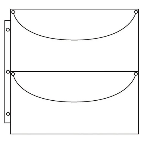 Totally Tiffany - ScrapRack Collection - Double X-Long Basic Storage Page - 10 Pack