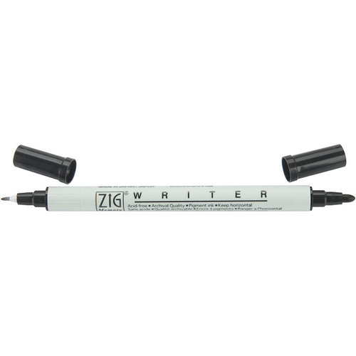 Kuretake - ZIG - Memory System - Dual Tip Writer Marker - Pure Black 1 Kuretake - ZIG - Memory System - Dual Tip Writer Marker - Pure Black