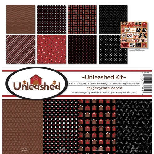 Reminisce - Unleashed Collection - 12 x 12 Collection Kit 1 Reminisce - Unleashed Collection - 12 x 12 Collection Kit