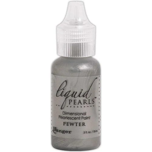 Ranger Ink - Liquid Pearls - Dimensional Paint - Pewter 1 Ranger Ink - Liquid Pearls - Dimensional Paint - Pewter