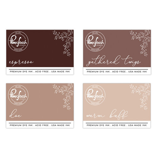 Pinkfresh Studio - Premium Dye Ink Pads - Wild Truffles Bundle
