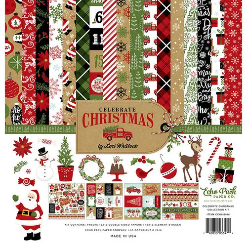 Echo Park - Celebrate Christmas Collection - 12 x 12 Collection Kit 1 Echo Park - Celebrate Christmas Collection - 12 x 12 Collection Kit