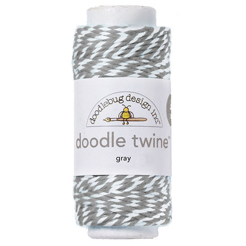 Doodlebug Design - Doodle Twine - Gray 1 Doodlebug Design - Doodle Twine - Gray