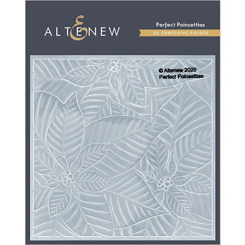 Altenew - Embossing Folder - 3D - Perfect Poinsettias