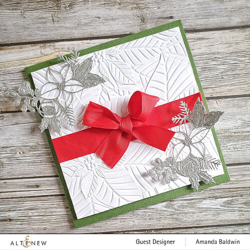 Altenew - Embossing Folder - 3D - Perfect Poinsettias
