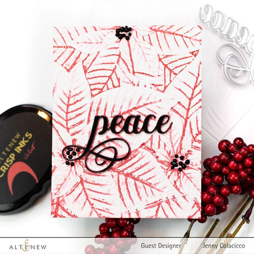 Altenew - Embossing Folder - 3D - Perfect Poinsettias