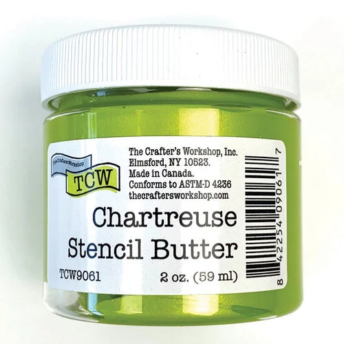 The Crafter's Workshop - Stencil Butter - Chartreuse 1 The Crafter's Workshop - Stencil Butter - Chartreuse