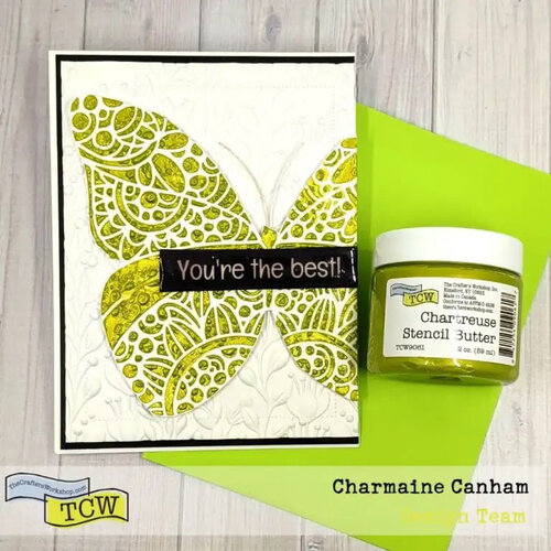 The Crafter's Workshop - Stencil Butter - Chartreuse 7 The Crafter's Workshop - Stencil Butter - Chartreuse
