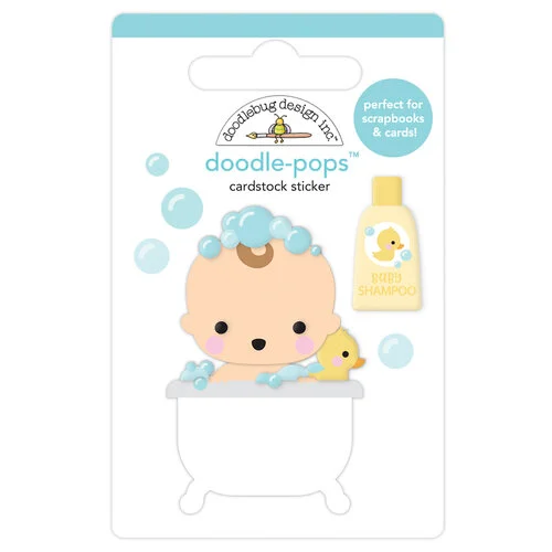 Doodlebug Design - Special Delivery Collection - Stickers - Doodle-Pops - Bathtime 1 Doodlebug Design - Special Delivery Collection - Stickers - Doodle-Pops - Bathtime