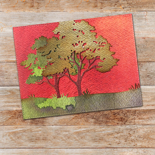 Paper Rose - Dies - Gum Tree Landscape