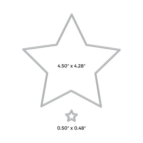 Hero Arts - Infinity Dies - Nesting 5-Point Stars