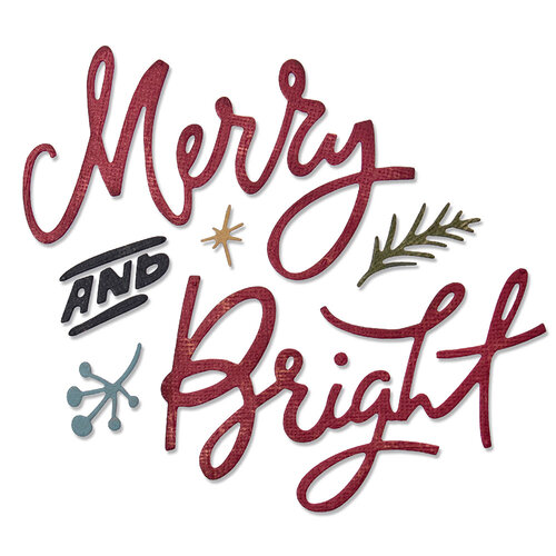 Sizzix - Tim Holtz - Thinlits Dies - Vault Merry and Bright 2 Sizzix - Tim Holtz - Thinlits Dies - Vault Merry and Bright