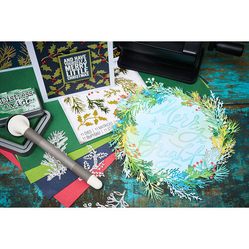Sizzix - Tim Holtz - Thinlits Dies - Vault Merry and Bright 4 Sizzix - Tim Holtz - Thinlits Dies - Vault Merry and Bright