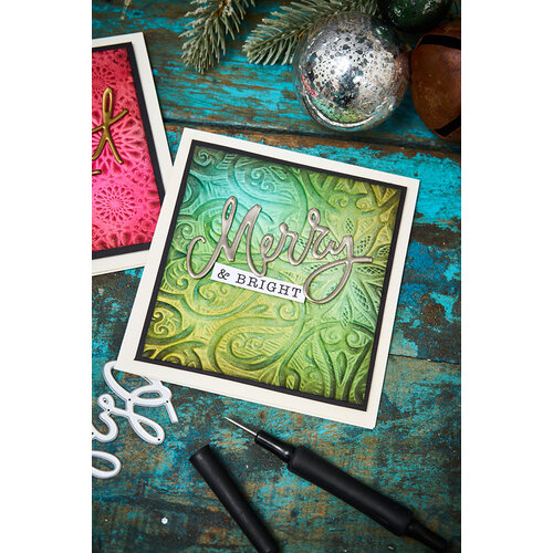 Sizzix - Tim Holtz - Thinlits Dies - Vault Merry and Bright 9 Sizzix - Tim Holtz - Thinlits Dies - Vault Merry and Bright