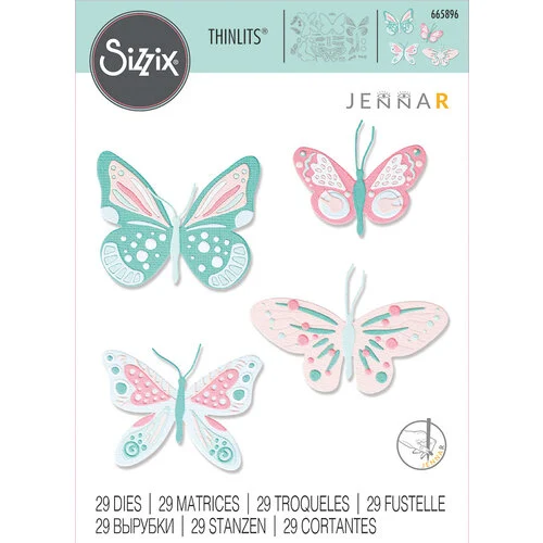 Sizzix - Thinlits Dies - Patterned Butterfly 1 Sizzix - Thinlits Dies - Patterned Butterfly