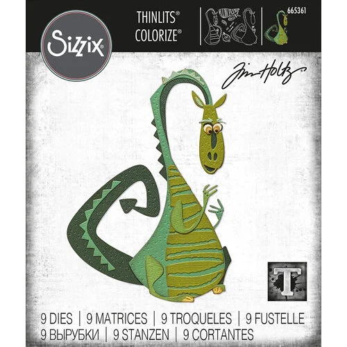 Sizzix - Tim Holtz - Thinlits Dies - Rupert Colorize 1 Sizzix - Tim Holtz - Thinlits Dies - Rupert Colorize