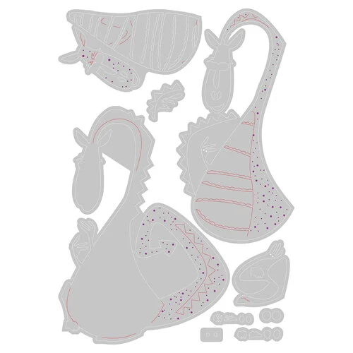 Sizzix - Tim Holtz - Thinlits Dies - Rupert Colorize 3 Sizzix - Tim Holtz - Thinlits Dies - Rupert Colorize