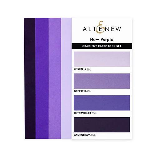 Altenew - Gradient Cardstock Set - New Purple
