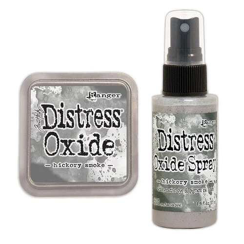 Ranger Ink - Tim Holtz - Distress Oxide Ink Pad and Spray - Hickory Smoke 1 Ranger Ink - Tim Holtz - Distress Oxide Ink Pad and Spray - Hickory Smoke