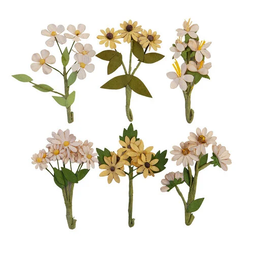 Prima - Golden Desert Collection - Flower Embellishments - Desert Hill