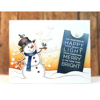 Penny Black - Christmas - Clear Photopolymer Stamps - Kindness and Joy