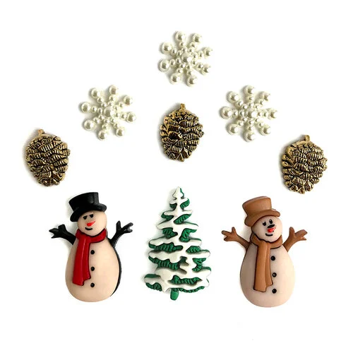 Buttons Galore and More - Embellishments - Button Theme Packs - Christmas Past 1 Buttons Galore and More - Embellishments - Button Theme Packs - Christmas Past