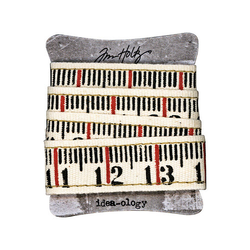 Idea-ology - Tim Holtz - Ruler Ribbon - 2 - One Yard 2 Idea-ology - Tim Holtz - Ruler Ribbon - 2 - One Yard