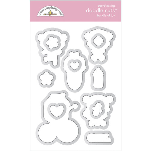 Doodlebug Design - Bundle of Joy Collection - Doodle Cuts - Metal Dies