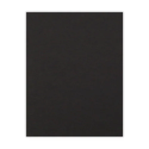 Scrapbook.com - 8.5 x 11 Chipboard - 1X Heavy - 50pt - Black - One Sheet