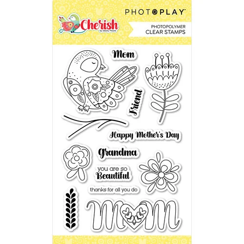 PhotoPlay - Cherish Collection - Clear Photopolymer Stamps