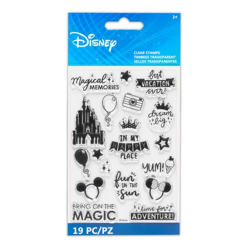 EK Success - Disney Collection - Clear Silicone Stamps - Words