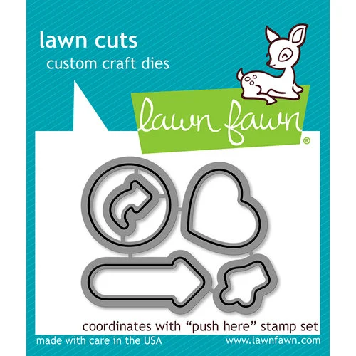 Lawn Fawn - Lawn Cuts - Dies - Push Here 1 Lawn Fawn - Lawn Cuts - Dies - Push Here