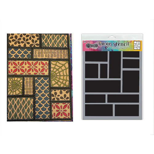 Ranger Ink - Dylusions Stencils - Large - Blocking
